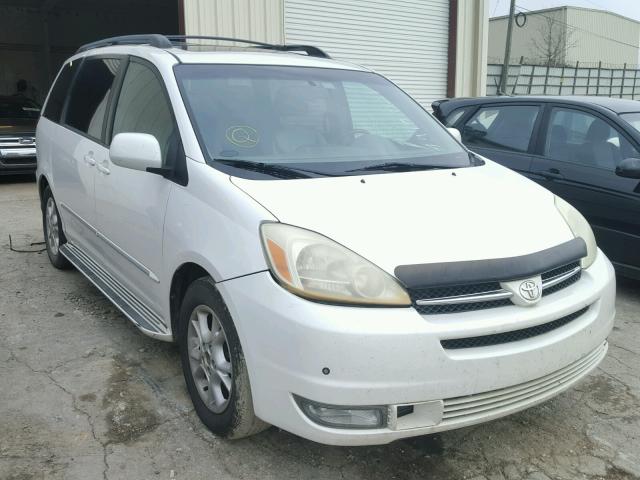 5TDZA22C74S124759 - 2004 TOYOTA SIENNA XLE WHITE photo 1