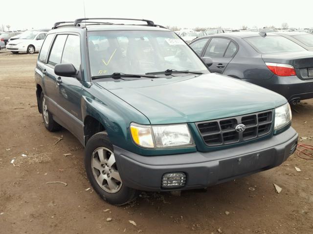 JF1SF6352WH755930 - 1998 SUBARU FORESTER L GREEN photo 1