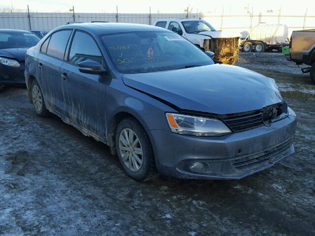 3VWDK7AJ0DM416240 - 2013 VOLKSWAGEN JETTA SE GRAY photo 1