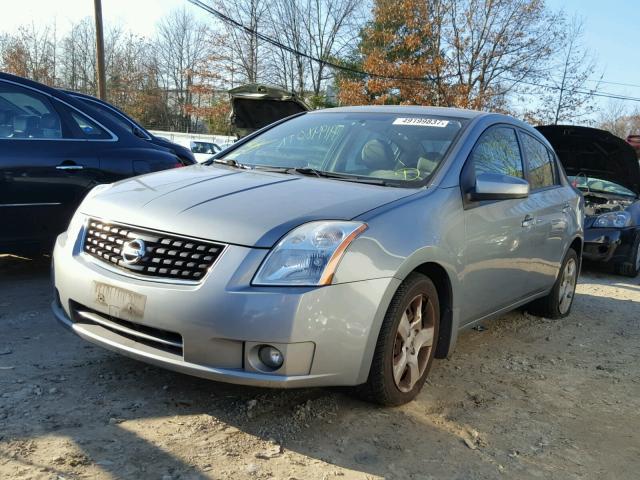 3N1AB61E78L690990 - 2008 NISSAN SENTRA 2.0 SILVER photo 2