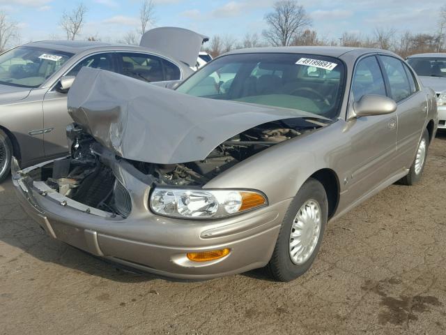 1G4HP54K4Y4291741 - 2000 BUICK LESABRE CU TAN photo 2