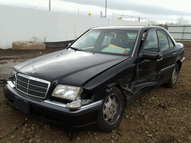 WDBHA23G4WA510776 - 1998 MERCEDES-BENZ C 230 BLACK photo 2