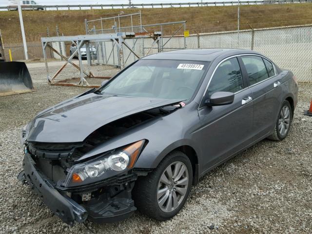 1HGCP3F81CA008261 - 2012 HONDA ACCORD EXL GRAY photo 2