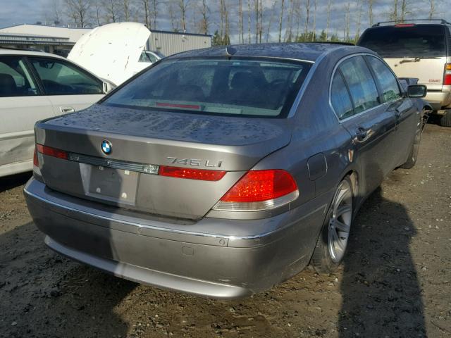 WBAGN63462DR05448 - 2002 BMW 745 LI CHARCOAL photo 4