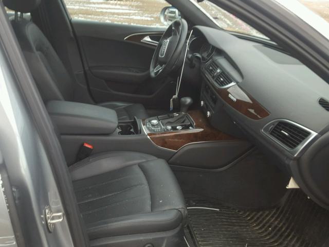 WAUHGAFC0EN103383 - 2014 AUDI A6 PRESTIG SILVER photo 5