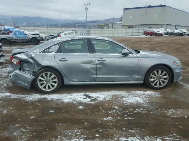 WAUHGAFC0EN103383 - 2014 AUDI A6 PRESTIG SILVER photo 9