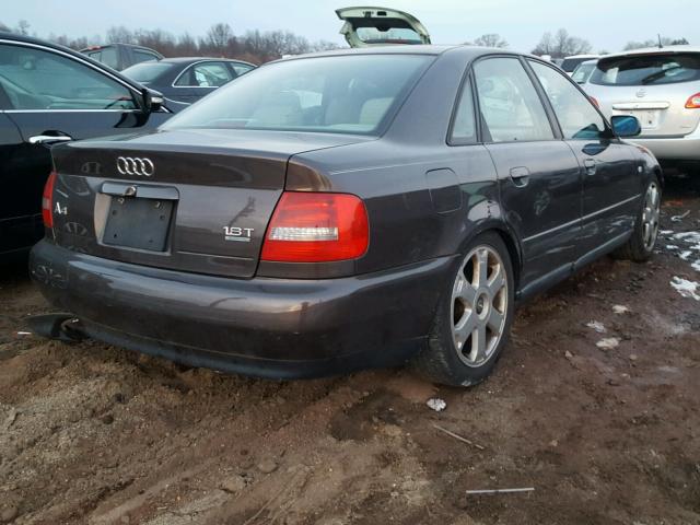 WAUCB28D8XA319271 - 1999 AUDI A4 1.8T QU BLACK photo 4