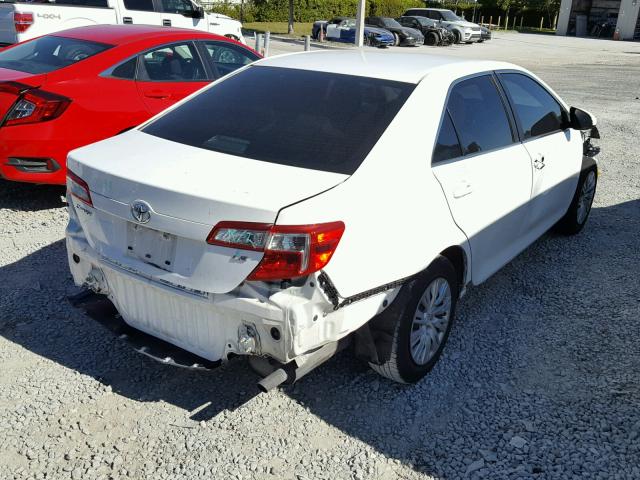 4T1BF1FK5CU146389 - 2012 TOYOTA CAMRY BASE WHITE photo 4