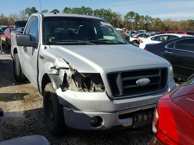 1FTRF12W48KC96525 - 2008 FORD F150 SILVER photo 1