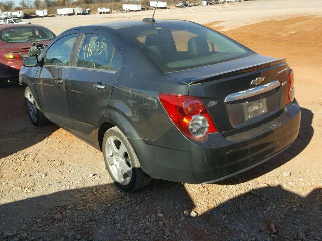 1G1JE5SB9F4190828 - 2015 CHEVROLET SONIC LTZ GRAY photo 3