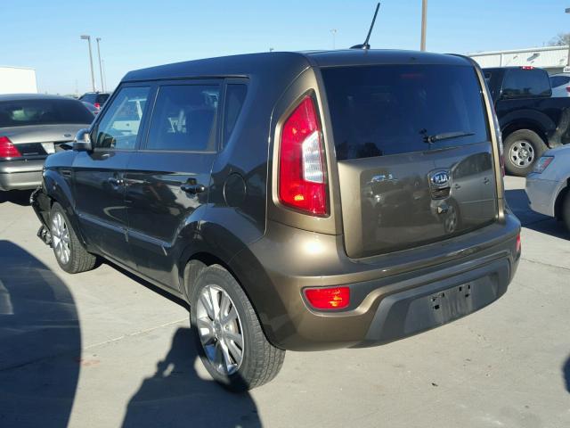 KNDJT2A60C7430472 - 2012 KIA SOUL + BROWN photo 3