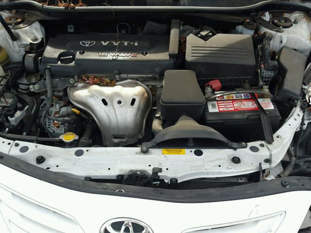 4T1BE46K88U761272 - 2008 TOYOTA CAMRY CE WHITE photo 7