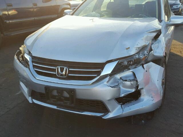 1HGCR2F88EA180021 - 2014 HONDA ACCORD EXL SILVER photo 9