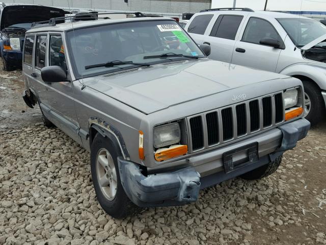 1J4FF48S7YL149127 - 2000 JEEP CHEROKEE S SILVER photo 1