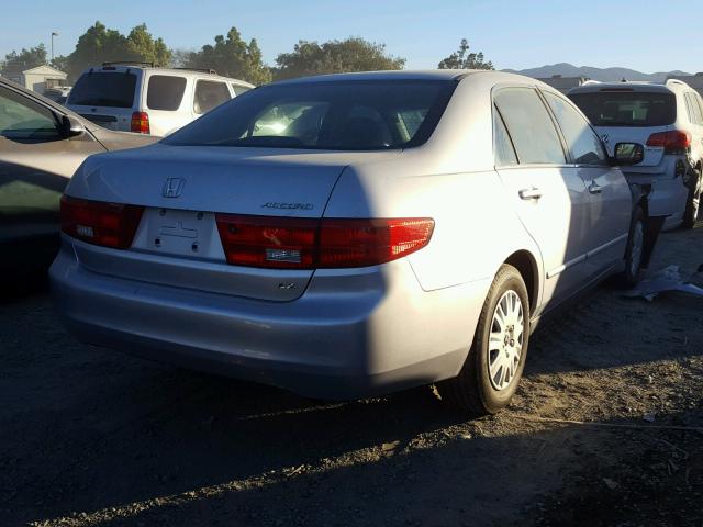 1HGCM56405L004999 - 2005 HONDA ACCORD LX SILVER photo 4