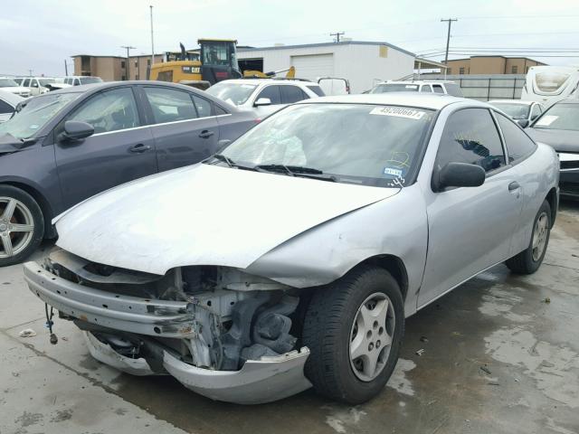 1G1JC12F457122810 - 2005 CHEVROLET CAVALIER SILVER photo 2