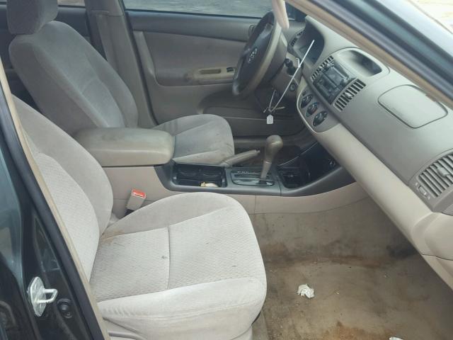 4T1BE32K73U745704 - 2003 TOYOTA CAMRY LE მწვანე ფოტო 5