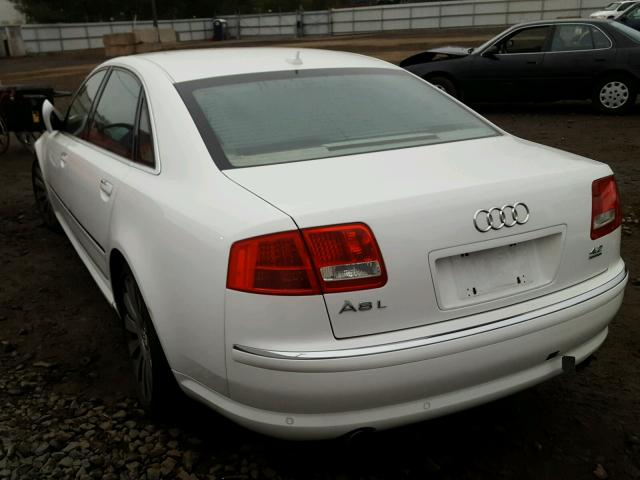 WAUMV44E77N012558 - 2007 AUDI A8 L QUATT WHITE photo 3