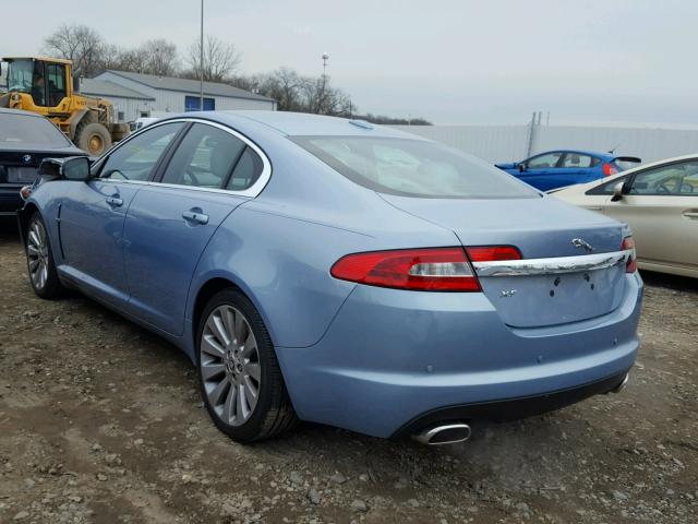 SAJWA06B09HR03829 - 2009 JAGUAR XF PREMIUM BLUE photo 3