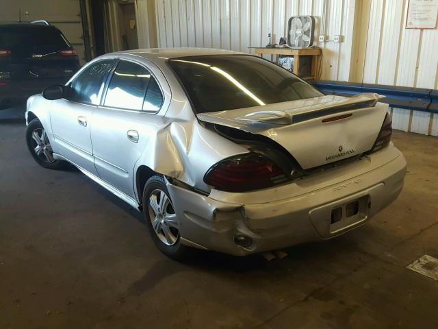 1G2NE52E25M114521 - 2005 PONTIAC GRAND AM S 银色 照片 3