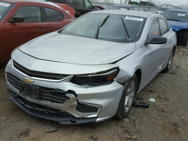 1G1ZB5ST8GF270017 - 2016 CHEVROLET MALIBU LS ვერცხლისფერი ფოტო 2