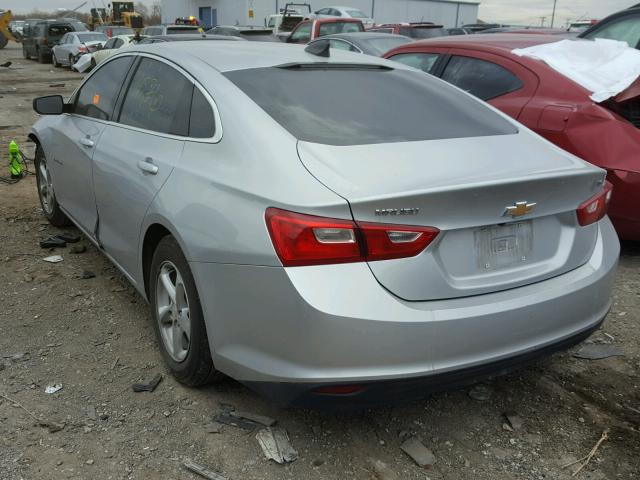 1G1ZB5ST8GF270017 - 2016 CHEVROLET MALIBU LS SILVER photo 3