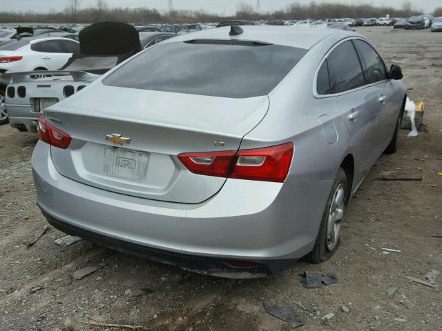 1G1ZB5ST8GF270017 - 2016 CHEVROLET MALIBU LS ვერცხლისფერი ფოტო 4