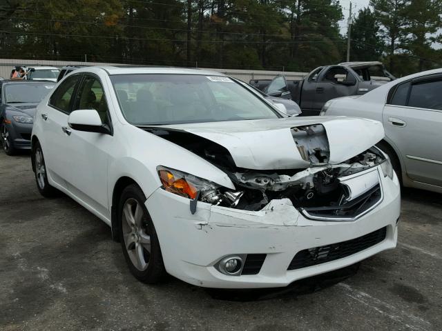 JH4CU2F42CC027970 - 2012 ACURA TSX WHITE photo 1