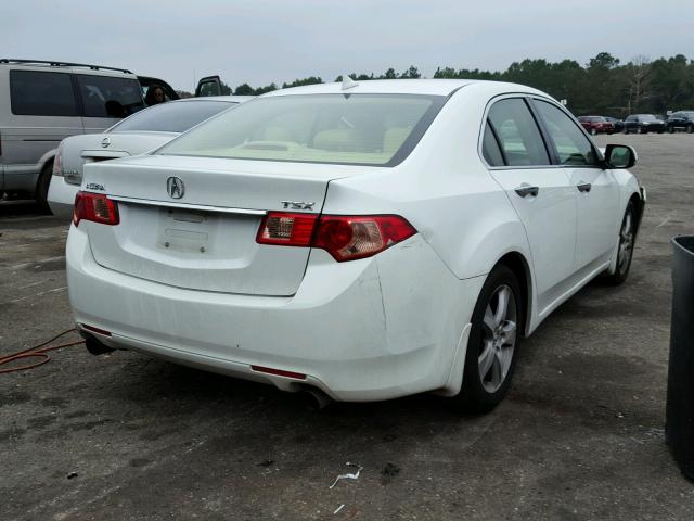 JH4CU2F42CC027970 - 2012 ACURA TSX WHITE photo 4