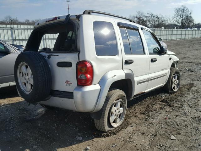 1J4GL48K43W527702 - 2003 JEEP LIBERTY SP WHITE photo 4
