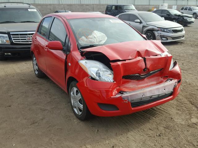 JTDKT4K35B5336487 - 2011 TOYOTA YARIS RED photo 1