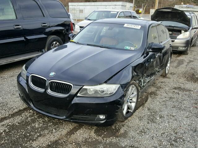 WBAPH77599NL82981 - 2009 BMW 328 I BLACK photo 2