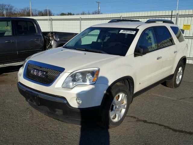 1GKEV13D09J143358 - 2009 GMC ACADIA SLE WHITE photo 2