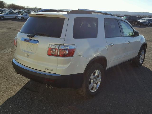 1GKEV13D09J143358 - 2009 GMC ACADIA SLE WHITE photo 4