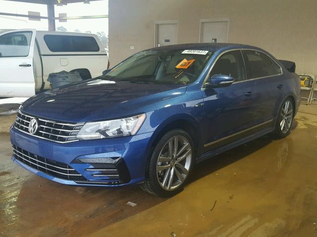 1VWDT7A3XHC074611 - 2017 VOLKSWAGEN PASSAT R-L BLUE photo 2