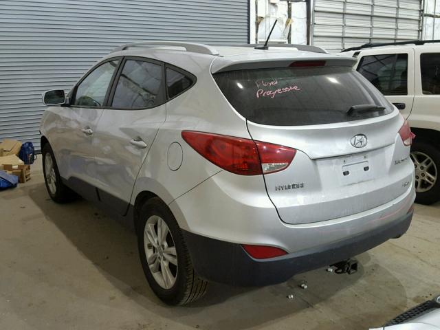 KM8JUCAC2DU624234 - 2013 HYUNDAI TUCSON GLS SILVER photo 3