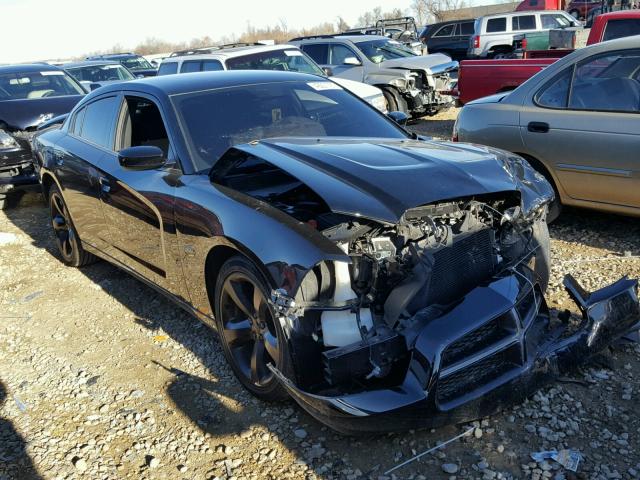 2C3CDXCT1EH339647 - 2014 DODGE CHARGER R/ BLACK photo 1