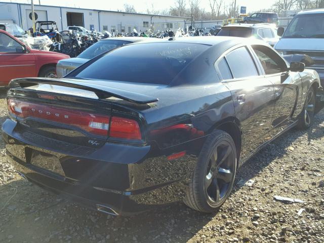 2C3CDXCT1EH339647 - 2014 DODGE CHARGER R/ BLACK photo 4