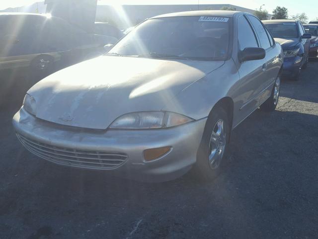 1G1JC5249X7299362 - 1999 CHEVROLET CAVALIER SILVER photo 2