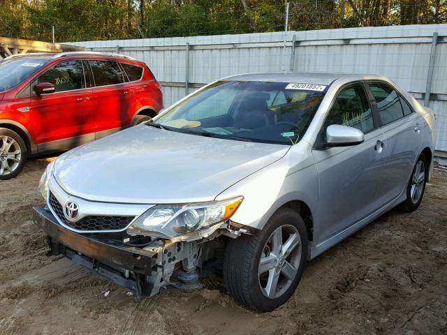 4T1BF1FK1CU130710 - 2012 TOYOTA CAMRY BASE SILVER photo 2