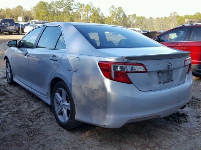 4T1BF1FK1CU130710 - 2012 TOYOTA CAMRY BASE SILVER photo 3