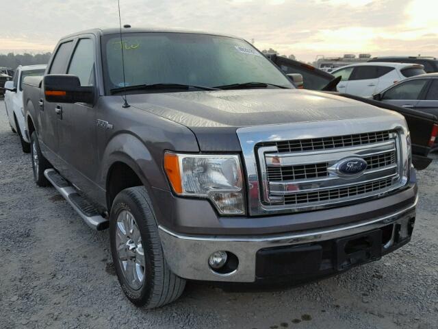 1FTEW1CM8DKE86656 - 2013 FORD F150 SUPER GRAY photo 1