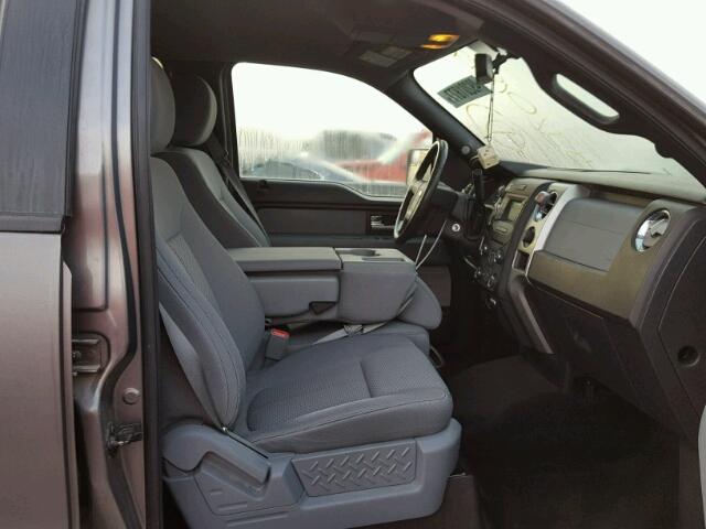 1FTEW1CM8DKE86656 - 2013 FORD F150 SUPER GRAY photo 5