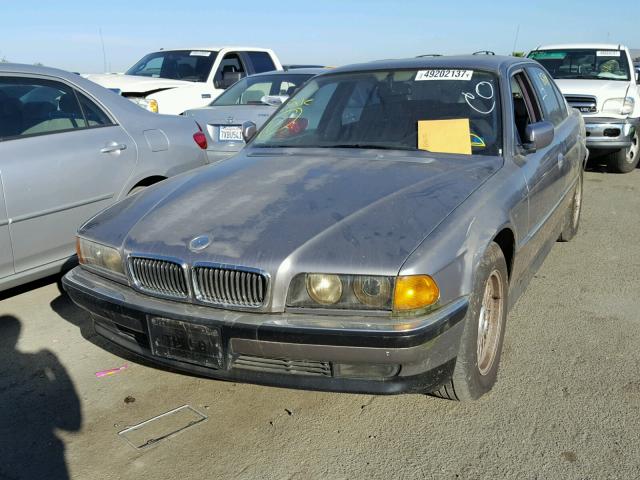 WBAGF8327VDL46942 - 1997 BMW 740 I AUTO SILVER photo 2