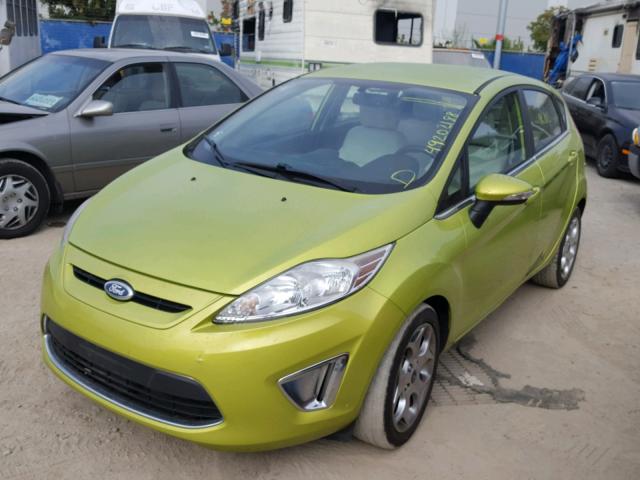 3FADP4FJ3BM166619 - 2011 FORD FIESTA SES GREEN photo 2