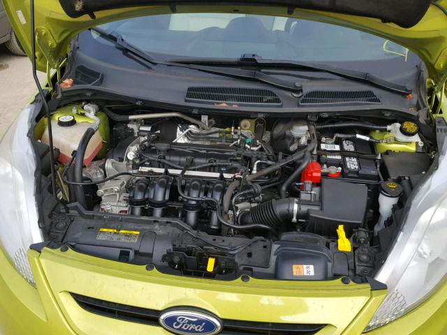 3FADP4FJ3BM166619 - 2011 FORD FIESTA SES GREEN photo 7