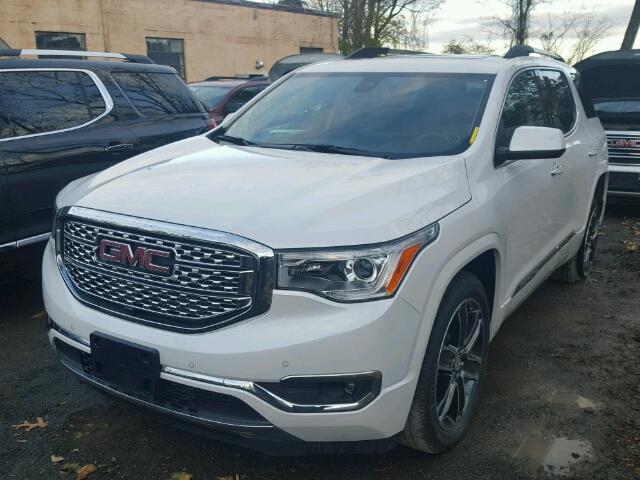 1GKKNPLS9JZ118176 - 2018 GMC ACADIA DEN WHITE photo 2