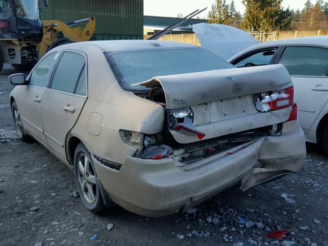 1HGCM56825A010639 - 2005 HONDA ACCORD EX TAN photo 3