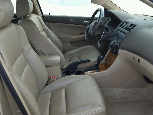 1HGCM56825A010639 - 2005 HONDA ACCORD EX TAN photo 5