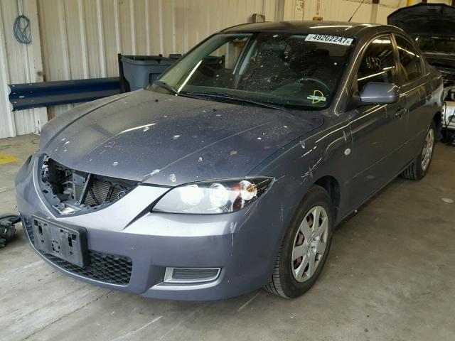 JM1BK32F871660362 - 2007 MAZDA 3 I GRAY photo 2